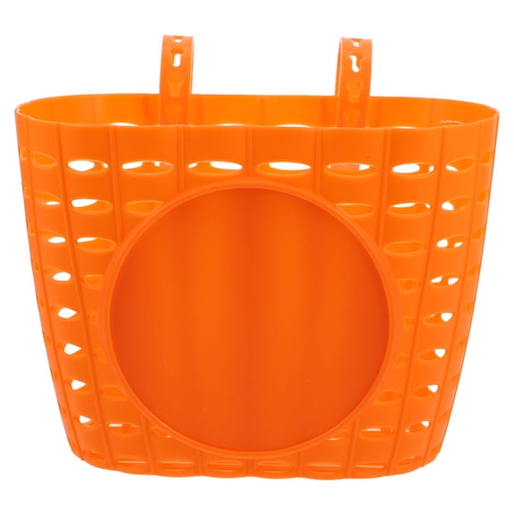 LITINKIMI Kids Bike Basket Orange 1Set 7.9x5.8x4.8in Plastic