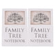 thumbnail image 2 of Cuaderno de árbol genealógico libro de registro de árbol genealógico escrito a mano 2 piezas 16 páginas para la familia ANGGREK Otros, 2 of 8