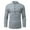 Gray, variant on asdoklhq, 2026 Summer Fall Mens Tops under $5 Men Cotton Linen Shirt Pullover Casual Stand-up Collar Solid Beach T-Shirt,Army Green XXL