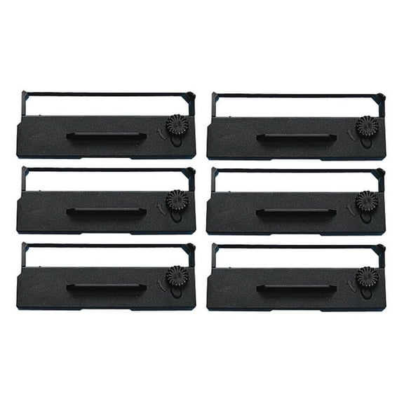 PrinterDash Compatible Replacement for CIGE2016 Purple P.O.S. Printer Ribbons (6/PK) - Replacement to ERC-27P / 29001P