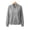 Gray, variant on Women Crew Neck Zip Up Jacket Soft Long Sleeve Sweatshirt Outerwear Casual Relaxed Fit Cardigan Coat for Daily Layering (Pink,S)
