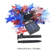 thumbnail image 3 of Memorial Day Saving!4th of July Decorations, LED Red White Blue Star Solar Outdoor Light String Independent Day Courtyard Decorative Light Product, 3 of 9