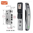 thumbnail image 2 of Door Lock, Tuya Electronic Lock Biometrics Fingerprint Lock Smart Door Lock Password 3D Face Recognition Key IC Card Camera Electronic Lock ,Easy to Install, 2 of 7