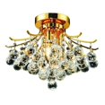 thumbnail image 1 of Elegant Lighting Toureg 16" 3 Light Royal Crystal Flush Mount, 1 of 3