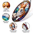 thumbnail image 4 of 89Bloom Corgi Window Hanging Stained Glass, Corgi Book Suncatchers for Windows Stained Glass, Dog Stained Glass Suncatcher, 4 of 8