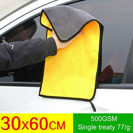 Fancyleo 30X30Cm\/30X40Cm\/30X60Cm Auto Care Super Thick Plush Microfiber Car Cleaning Car Wax Polishing Detailing