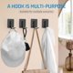 thumbnail image 2 of Hooks Self Adhesive Hooks 8 Packs Heavy Duty Wall Hook Shower Towel Hooks for Bathrooms Sticky Hooks for Hanging Stainless, 2 of 5