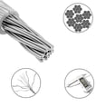 thumbnail image 4 of Wire Rope Clips, Stainless Steel Cable Clamps With Double Holes And Screws For Easy Installation And Weather Resistance, 4 of 5