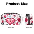 thumbnail image 5 of Valentine's Day Digital Storage Bag Pouch, Hard Drive Bag, Laptop Cord Organizer, Cable Organizer, Oxford Fabric Waterproof Electronics Travel Case - 5.9x9.44x3.14 in., 5 of 6