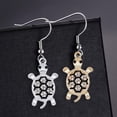 thumbnail image 4 of 20Pcs 2 Colors Turtle Charm Pendants Silver and Golden Hand Ornament Diamond Encrusted Turtle Animal Beads for Earring Necklace Bracelet Jewelry DIY Making DIY, 4 of 5