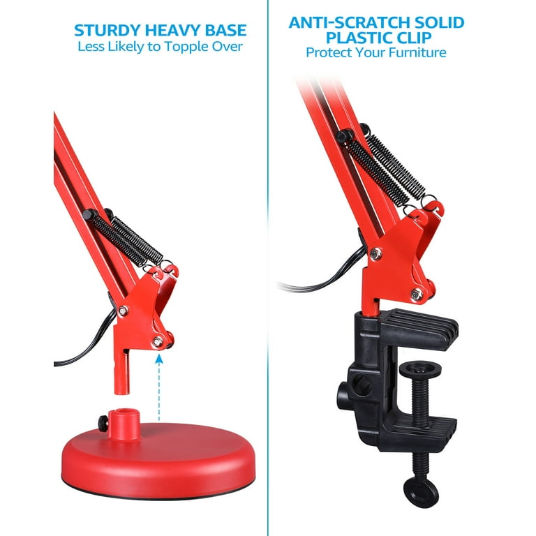 LED Metal Swing Arm Desk Lamp, Architect Table Lamp, Pixar