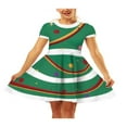 thumbnail image 2 of Robe de Noël pour Femmes à Manches Courtes Robe de Dessin Animé pour les Vêtements de Fête de Vacances, 2 of 5