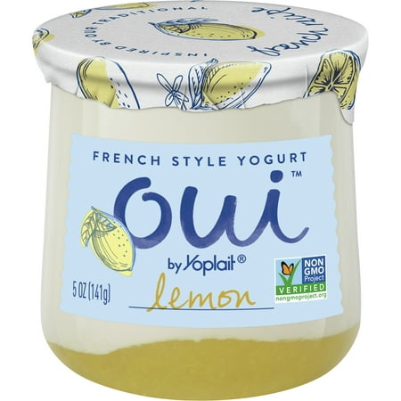 Oui by Yoplait Lemon Flavored French Style Yogurt - 5oz