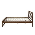 thumbnail image 6 of GDF Studio Java Contemporary Wooden Queen Bed, Walnut, 6 of 7