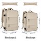 thumbnail image 2 of Mochila de viaje coowoz Large-L impermeable para mujeres y hombres, color caqui, 2 of 7