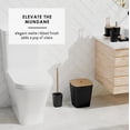 thumbnail image 6 of 6 PCS Bathroom Accessory Set, Includes Toilet Brush Trash Can Soap Dispenser, Sturdy Durable Modern Minimalist Design For Daily Use, 6 of 6