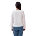 thumbnail image 3 of PRETTY GARDEN Women's Pointelle Cardigan, Sizes S-XXL, 3 of 6