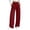 M-Wine, variant on Levmjia Women's Pants Fashion Casual Solid Color Drawstring Straight Leg Elastic Waist Pocket Loose Pants Trousers Daily Wear