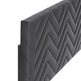 thumbnail image 4 of Mercy Chevron Tufted Performance Velvet Full/Queen Headboard, 4 of 7