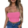 thumbnail image 2 of UPPADA Women Summer Strapless Tank Tops Y2K Sleeveless Tube Tops Backless Slim Fit Crop Tops Solid Color Corset Tops Blusas de Mujer de Moda Casuales Bonitas Blusas Elegantes, 2 of 7