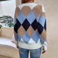 thumbnail image 3 of Vedolay Womens Fall Tops Women's 2023 Long Sleeve Neck Oversized Pullover Knit Sweater,A L, 3 of 5