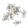 thumbnail image 2 of 12 Piezas Vintage Mariposa ángel Colgantes Facetadas Envejecidas Cuelgan para Bricolaje Joyería Col claro, 2 of 9