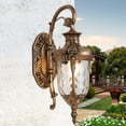 thumbnail image 4 of Brown Vintage Light Exterior Wall Light Porch Patio Sconce Lamp Lighting Fixture, 4 of 10