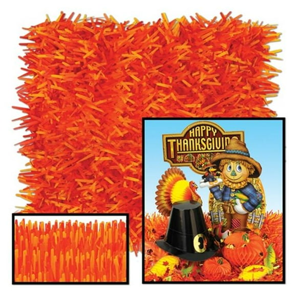 DDI 1907806 Packaged Fringed Tissue Mats - Golden-Yellow Orange Red Case of 12