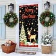 thumbnail image 5 of YIKA 35 X 72 Inch Christmas Door Cover Christmas Door Curtain Christmas Day Door And Wall Decoration Festival Party Decoration Christmas Decorations C, 5 of 6