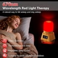 thumbnail image 4 of 670nm Red Light Therapy Sleep Lamp, Rechargeable Red Night Light Desk Lamp for Enhanced Sleep Quality, Reduce Eye Strain, Ideal for Bedroom, Nursery & Reading, 4 of 8