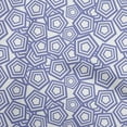 thumbnail image 1 of oneOone Rayon Purplish Blue Fabric Geometric Quilting Supplies Print Sewing Fabric By The Yard 56 Inch Wide, 1 of 4