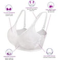 thumbnail image 4 of TRAHOO-Women's Wirefree Bra Non Padded Full Coverage Support Minimizer Plus Size Bralette, 4 of 4