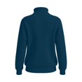 thumbnail image 6 of WULMLEO Quarter Zip Sweatshirt for Women Solid Long Sleeve Stand Collar Loose Fit Pullover 2026 Casual Fall Winter Soft Lightweight Tops Navy M, 6 of 7