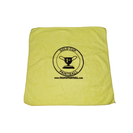 Gold Cup Paintball Microfiber Gun and Goggle Cloth 15"X15"