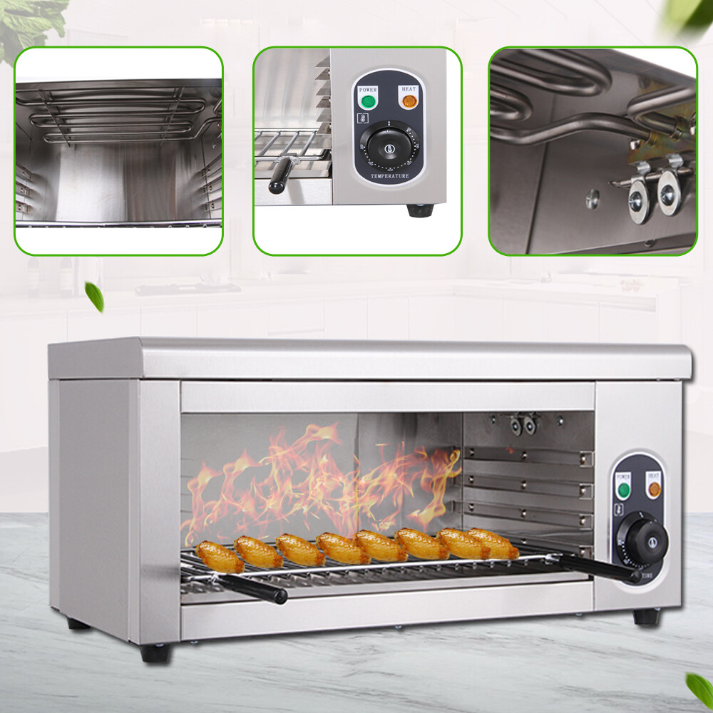 1500W Electric Cheese Melter with Adjustable Grill, Fast Heating, Toaster for Household 110V