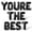 Black, variant on Letter Balloons - YOURE THE BEST 16" Inch Alphabet Letters Foil Mylar Balloon Graduation Party Banner (Silver)