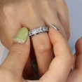 thumbnail image 4 of OreilleStar Anxiety Ring for Women Spinner Ring Fidget Ring Fidget Toys Adults Spinner Rings Fidget Rings Anxiety Fidget Ring Men Silver Size 9, 4 of 5