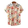 thumbnail image 5 of Nuevas camisas hawaianas para hombres y mujeres, moda de verano, camisetas de manga corta con estampado de hongos, camisetas para niños de calle Y2k, camisetas de playa Harajuku, 5 of 5