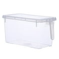 thumbnail image 2 of Fridge Organizer,Refrigerator Organizer Bins,Fridge Organizers and Storage Clear with Handle & Lid,Fruit Containers for Fridge,Fridge Storage To Keep Fresh for Food,Vegetables,5L 12*6*6inch, 2 of 6