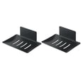 thumbnail image 4 of Shisuyan Kitchen Accessories Soap Rack Black 2Pcs 4.79In X 3.22In X 1.65In, 4 of 9