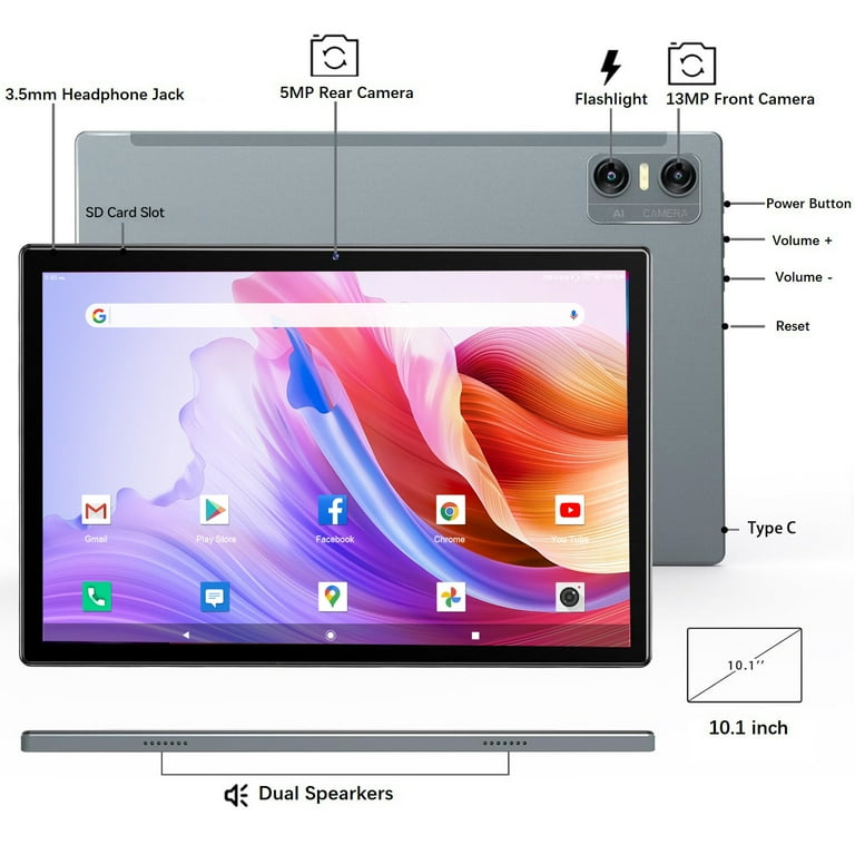 Android 14 Tablet,WiFi 6 Tablets,64GB ROM 8GB RAM,Octa-Core Android 14 Tablet,WiFi 6 Tablets,64GB ROM 8GB RAM,Octa-Core