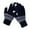 Navy, variant on Gloves for Women Men Men'S Snowflake Printing Gloves, Creative Fashionable Mobile Phone With Screen Knitted Gloves, Thick Warm Winter Adult Grey One Size
