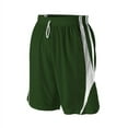 thumbnail image 2 of Alleson Athletic Youth UniSex Reversible Basketball Shorts KELLY GREEN/WHITE XL, 2 of 7