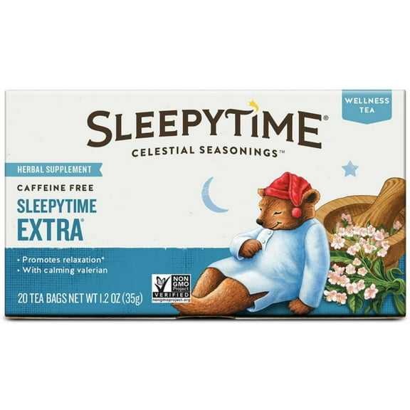 Celestial Seasonings Wellness Tea, Sleepytime Extra 20 ea (Pack of 4)