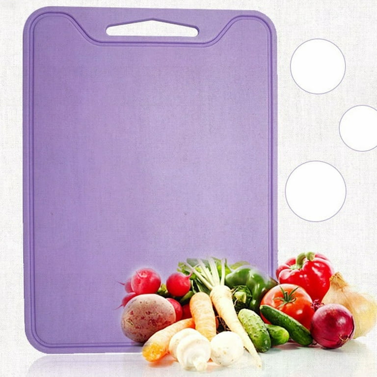 1pc Flexible Colored Cutting Board Mats Set Premium Silicone Chopping Board Easy to Clean Reversible Eco Friendly Mats for Kitchen Bar BBQ Boat RV(