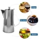 thumbnail image 4 of Jarra de agua fría de acero inoxidable espesada con tapa plana, contenedor de agua de gran capacidad de 2 l, suministros de oficina para servir jugo frío, té, 4 of 7