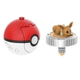 thumbnail image 3 of Figura de acción de Pokemon Elf spinning top Gyro ball, Pikachu, Charmander, Squirtle, Mew, Eevee, launcher, juego de batalla para niños, juego de juguete, 3 of 5