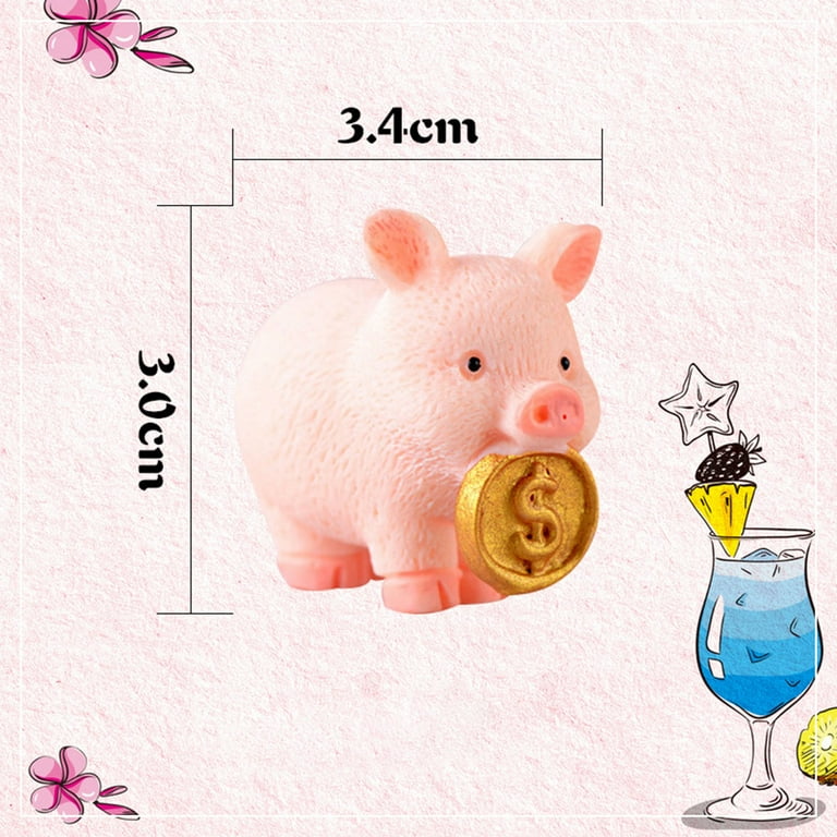 Eease 5pcs Mini Piggy Figurines for DIY Home Decor - Walmart.com Eease 5pcs Mini Piggy Figurines for DIY Home Decor - Walmart.com