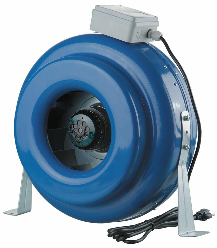 Metal Centrifugal InLine Ventilation Fan 12" Duct