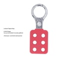 thumbnail image 4 of Isolation Cadenas Hasp, 6 Trous Position Verrouillage Hasout Hasps 6PCS pour Chantier de Construction, 4 of 7